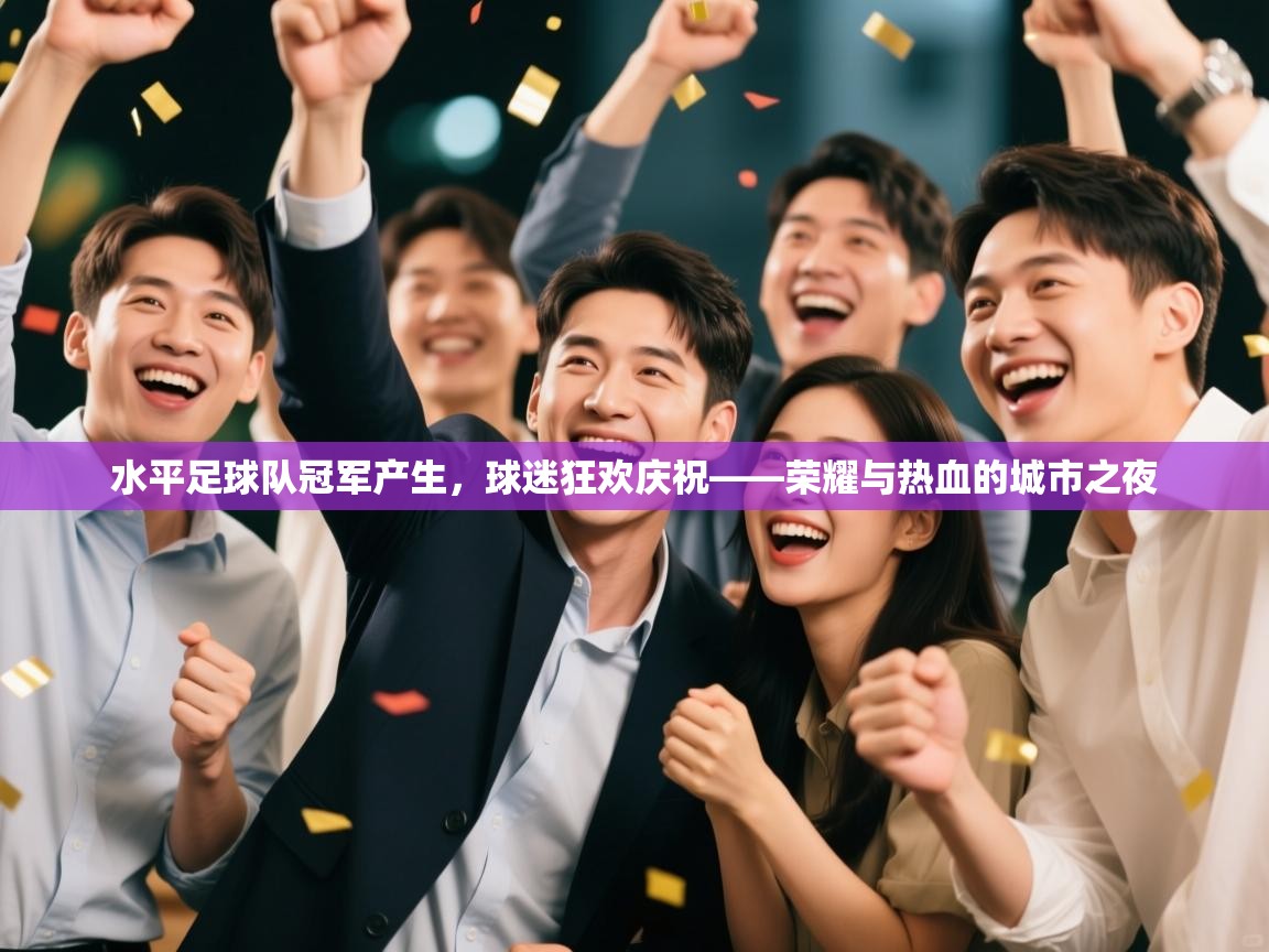 水平足球队冠军产生，球迷狂欢庆祝——荣耀与热血的城市之夜